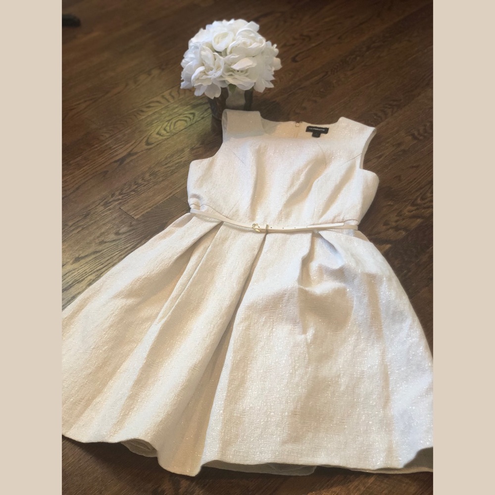 Liz Claiborne Cream Shimmer Dress